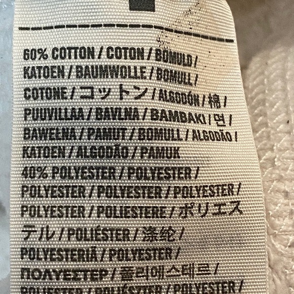 Abercrombie & Fitch White Full Zip Hoodie Sweatshirt A&F Football 1892 Large - Picture 4 of 14